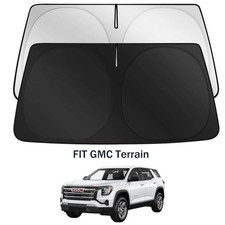 Titanium Silver Foldable Windshield Sun Shade Uv Block For Gmc Terrain Titanium Silver Foldable Windshield Sun Shade Uv Block For Gmc Terrain