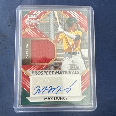2022 Elite Extra Edition Prospect Auto Relic Red #PMS-MM Max Muncy 23/ 49