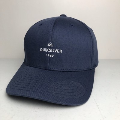 Quiksilver 1969 Flexfit S/M Men s Cap Hat Navy Blue