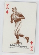 1963 Stancraft Playing Cards Green Back Bob Waterfield #KD HOF 0f4e