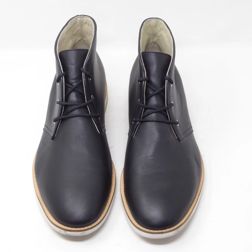 Calvin Klein ALBE Cuero Chukka Botas Para Hombre EE. UU. 12 UE 45.5 Botines Foto 2 de 4