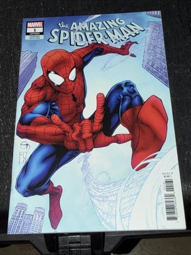 Amazing Spider-Man (2018 6th Series) #1 Davis Variant NM+ 1:25