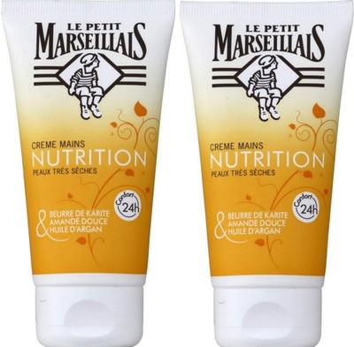 Le Petit Marseillais Pflegende Handcreme für sehr trockene Haut 75 ml Tube Pack...