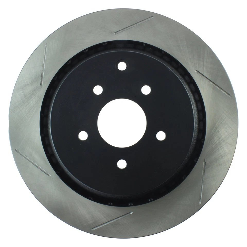 For Infiniti Q50 14-19 Sport Slotted 1-Piece Rear Passenger Side Brake Rotor Foto 2 de 4