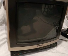 SONY TRINITRON 13.5" COLOR TV MODEL KV-1370R WOODGRAIN TESTED AND WORKING
