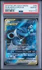 2019 POKEMON JAPANESE SUN & MOON REMIX BOUT FA/BLASTOISE & PIPLUP GX PSA 10