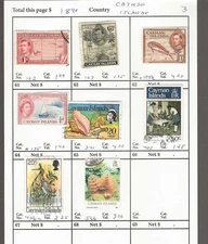 CAYMAN ISLANDS...Sc #102/566...M & U...1938/86...8 Diff...SCV $18.90