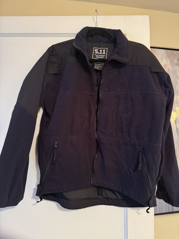5.11 Tactical Softshell Polyester Jacket Navy Blue Men's Small 