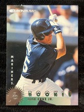 1997 Donruss Jose Cruz Jr. Rookie Card #396 Seattle Mariners MLB Collectible Tra