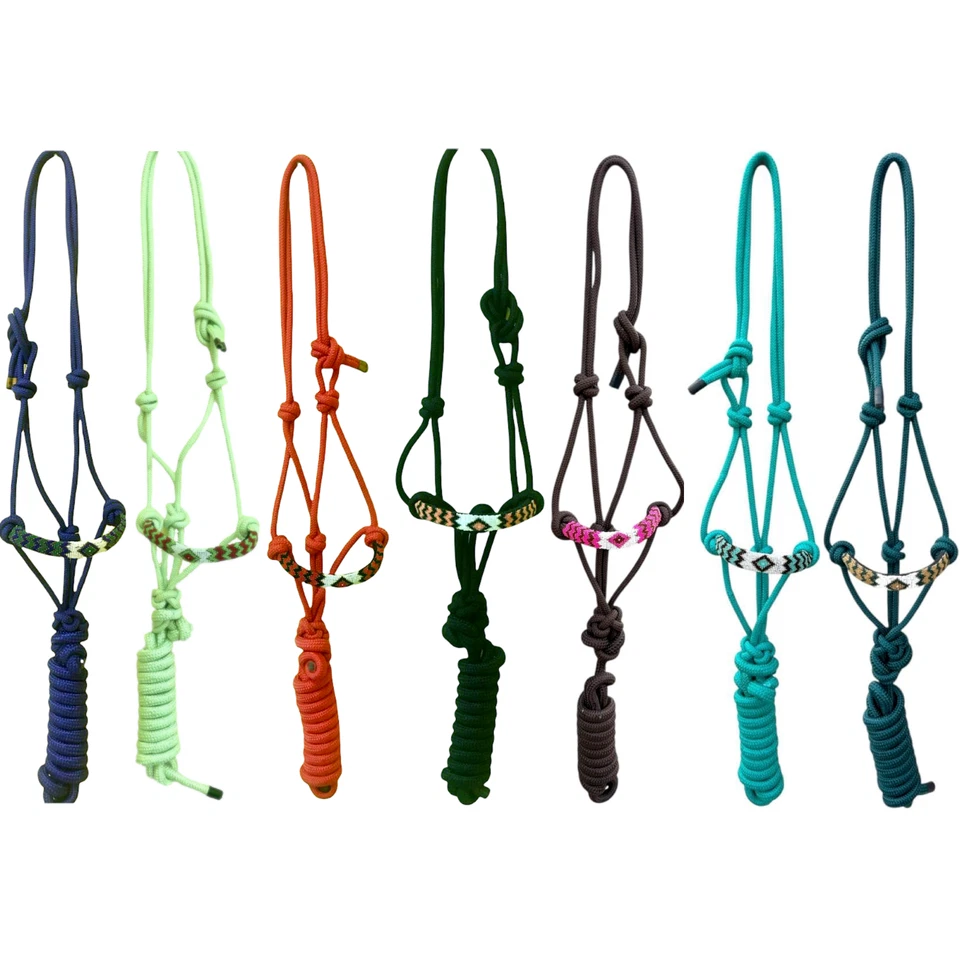 Suporte de corda trançado nariz frisado acolchoado Majestic Ally com 10' chumbo correspondente - Imagem 2 de 4