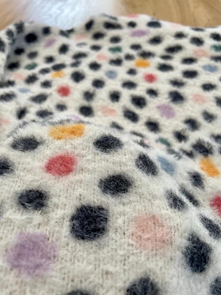 Suéter a lunares multicolor Hanna Andersson para niñas, talla 8 Foto 3 de 4