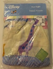 Vintage Disney Baby It's A Small World After All Crib Skirt Dust Ruffle New