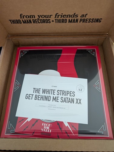 THE WHITE STRIPES - Get Behind me Satan XX - Vault #63 Third Man Records - NEW