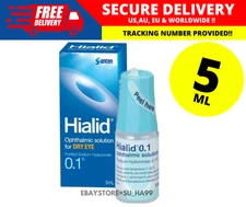 1 X 5ml Japan Santen Hialid 0.1% Sodium Hyaluronate Ophthalmic Solution Eye Drop