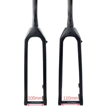 Mountain Bike Carbon Rigid Fork Full Internal Wiring Gravel Bicycle Hard Forks