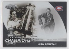 2011-12 Certified Certified Champions Jean Beliveau #20 HOF b8c