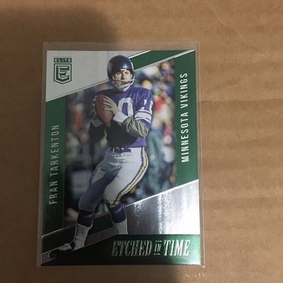2016 Donruss Elite - Etched in Time Fran Tarkenton #ET-FR Green