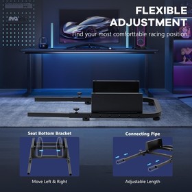 Supllueer Seat Bottom Bracket For Racing Simulator Cockpit Fits Seat Can DIY