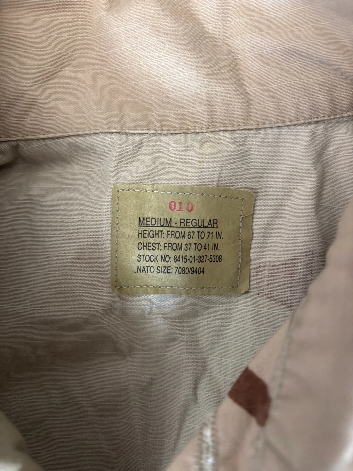 3 Color Desert Camo Jacket - product detail image 2