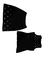 Roberto Cavalli Grommet Two-Piece Bandage Set Women's Black Size 40