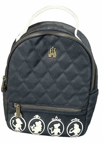 Loungefly Disney Prinzessinnen Silhouette Mini Rucksack Belle Schneewittchen Cinderella - Bild 2 von 11