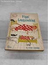 Pippi Longstocking By Astrid Lindgren Scholastic Services Paperback Fiction Book