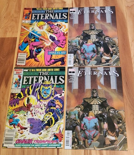 The Eternals Lot of 4 Comic Books (#6, #12, and 2x new Arc #7) comics VF/NM