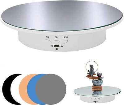 Elektrischer Drehteller Drehscheibe Ø200mm bis 8 kg für 360° Produktfotos Neu