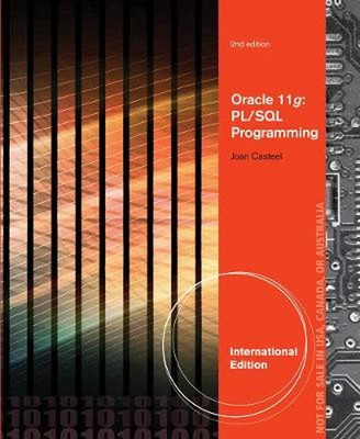 Oraclea 11g: PL/SQL Programming, International Edition (with CD-ROM) by Joan Cas