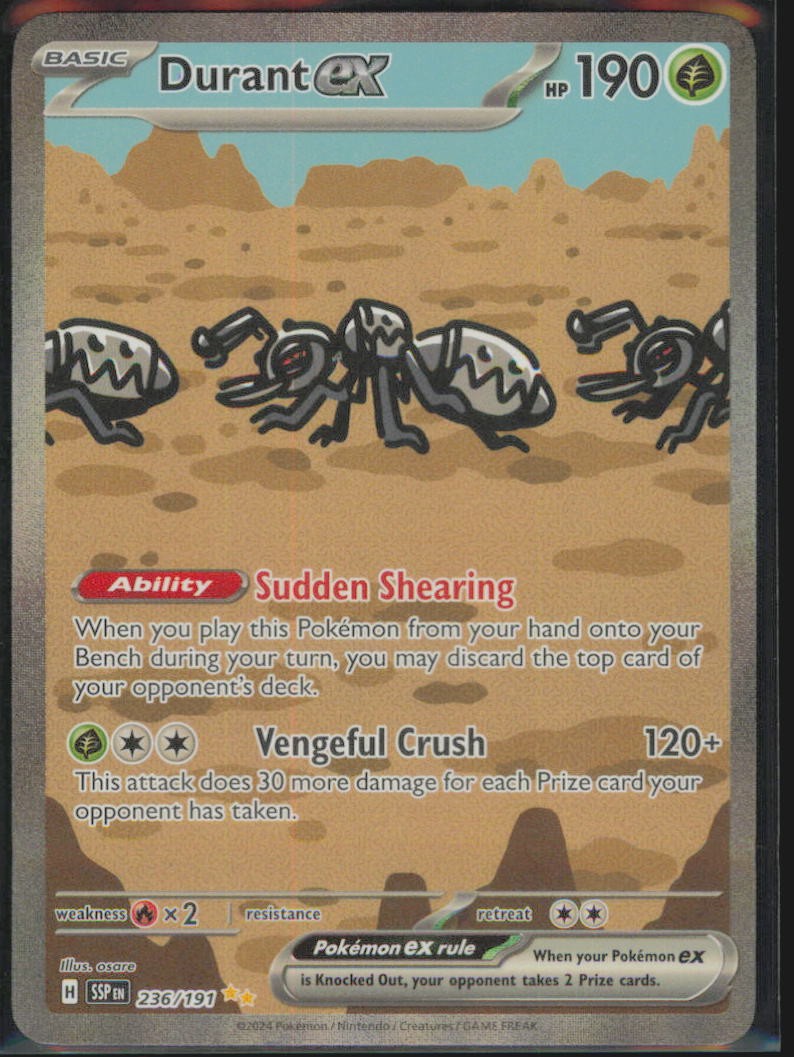 Durant ex - Special Illustration Rare SV08: Surging Sparks 236/191 NM