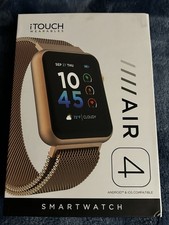 iTouch Wearables Air 4 Health Fitness Smartwatch - Rose Gold/Blush