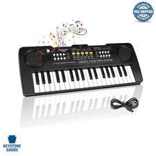 Kids 37-Key Portable Electronic Piano & Music Keyboard, Educational Gift for ...