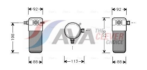 AVA Clever Choice Trockner, Klimaanlage VOD105 FüR Volvo-image