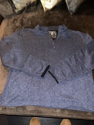 Architect 1/4 Zip Colorblock Gray And Crème XL