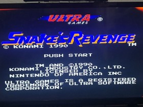 Snake's Revenge (Nintendo Entertainment System, 1990) NES Authentic Tested