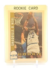 SHAQUILLE O'NEAL 1992-93 NBA HOOPS BASKETBALL ROOKIE #442 ORLANDO MAGIC Q5194