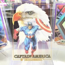 Captain America #16 Clear Cut 2024 Marvel Masterpieces ‘92 Platinum