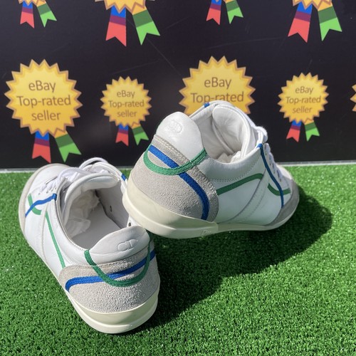 ZAPATILLAS CHRISTIAN DIOR CD VINTAGE DE CUERO BLANCO, ENTRENADORES TALLA UK 5.5 - Imagen 19 de 20