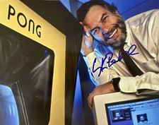 NOLAN BUSHNELL HAND SIGNED 8X10 ATARI CO-FOUNDER PONG VIDEO GAME CHUCK E. CHEESE
