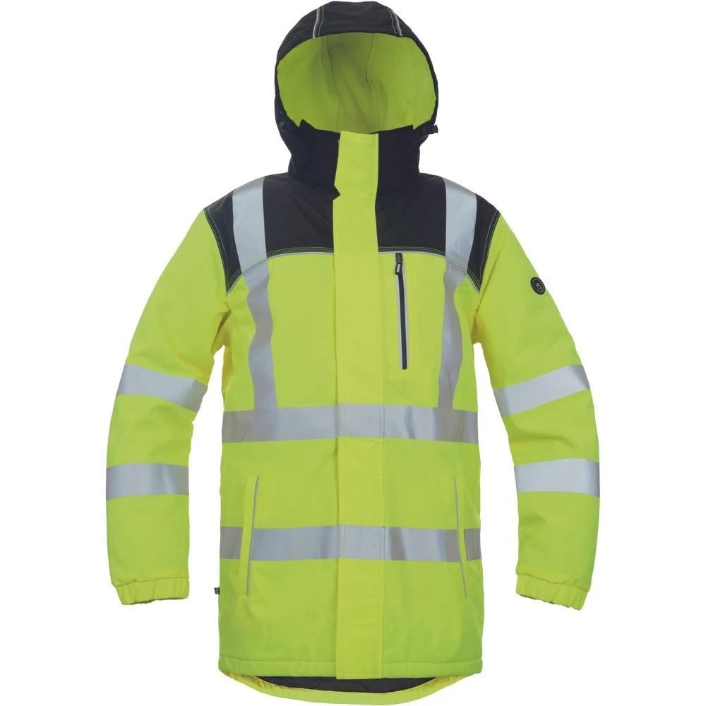 Cerva Knoxfield Winter high visibility yellow waterproof breathable lined parka