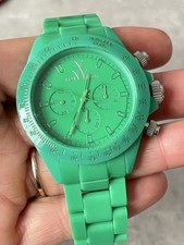 Toywatch Green Coloured Quartz Watch Chronograph Sport Plastic men's - 84
