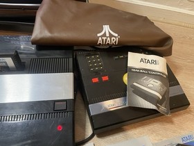Atari 5200 4 Port Console, Rebuilt Controllers, Power Mod, 9 Games. Fully Tested