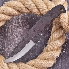 8'' 1095 High Carbon Steel Knife Blank Blade DIY Bushcraft Hunting Knife Making