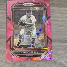 Panini Prizm Johnny Pesky Baseball 2023 Pink Ice Prizm #231 Boston Red Sox