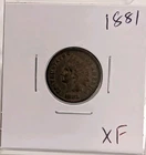 1881-P Philadelphia Indian Head Cent IHC Better Date XF Extra Fine