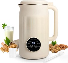 8 in 1 Automatic Nut Milk Maker with 12 Blades, 50oz Almond Soy Milk Machine