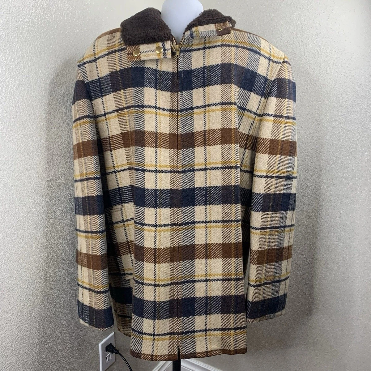 Pendleton Plaid Jacket In Vintage Outerwear Coats & Jackets For