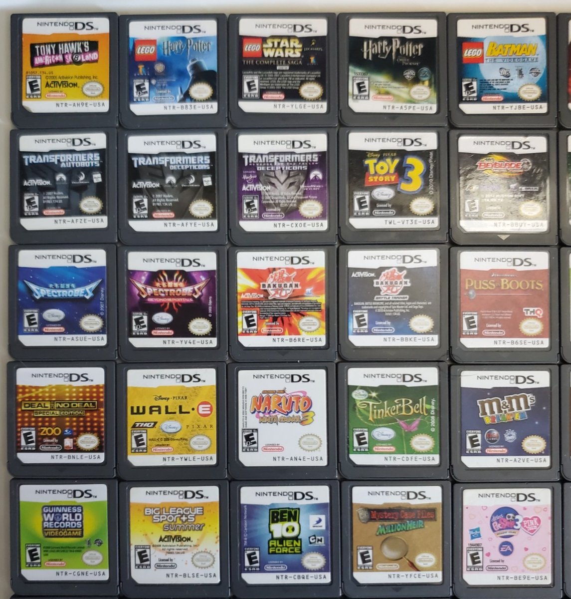 Lot of Nintendo DS Games Pick + Choose -Cartridge ONLY- T + W