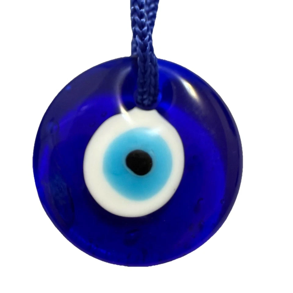 Etiqueta de llavero Hamsa Evil Eye para hombre mujer ¡NUEVO! Bolso Dije Joyería Azul Buena Suerte Foto 3 de 4
