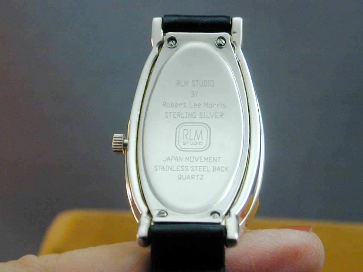 Modernist Sterling Silver Robert Lee Morris RLM Studio Wrist  display picture 2
